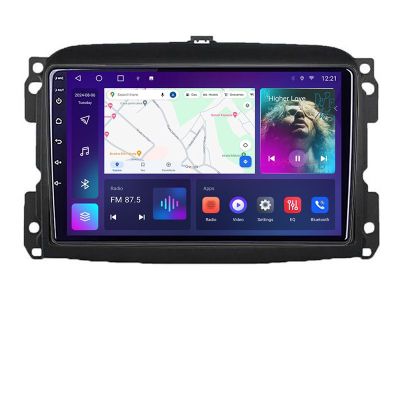 Navigatie Fiat 500 2015-2021 B-500 Android Ecran QLED octa core 4+64 carplay android auto