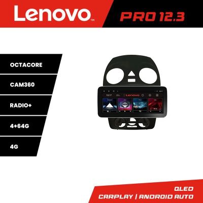 Navigatie VW Beetle 2005-2010 Lenovo PRO 4+64 12.3 inch qled android 4G DSP gps internet  KIT-beetle-old