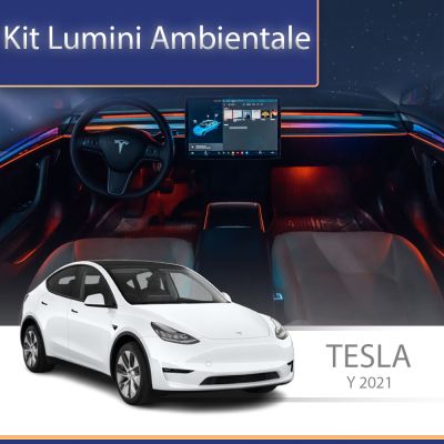 Lumini Ambientale NIGHTVIBE Tesla Model Y 2021 tweeter iluminat control telefon