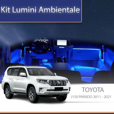 Lumini Ambientale NIGHTVIBE Toyota Prado 2011-2021 set complet control telefon sau sistem original