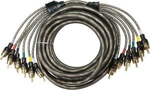 Cablu RCA OFC de 5000 mm  cu 6 mufe conectare RCA Audio System German Soud