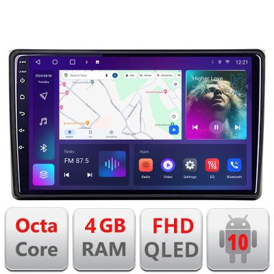 Navigatie Audi A4 B6 B-050 Android Ecran QLED octa core 4+64 carplay android auto KIT-050+EDT-E309V3