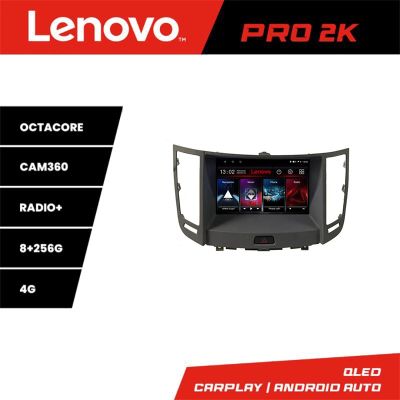 Navigatie Infinity FX intre anii 2009-2012 Android radio gps internet 8 core QLED 2K 8+256 360 Lenovo