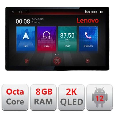 Navigatie Audi A4 B6 N-050 ecran 13" 2K 8+128 Android Waze USB Navigatie 4G 360 Toslink Youtube Radio