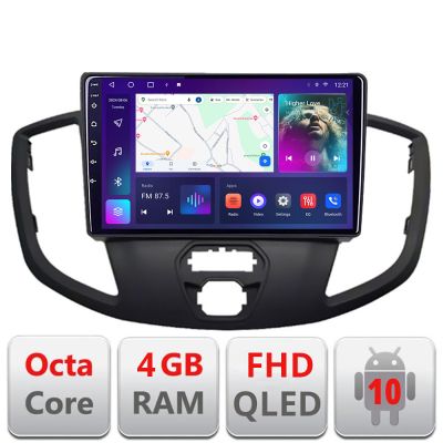 Navigatie Ford Transit V363 2015-2021 Android radio gps internet 4+64 carplay android auto Kit-custom+EDT-E309v3