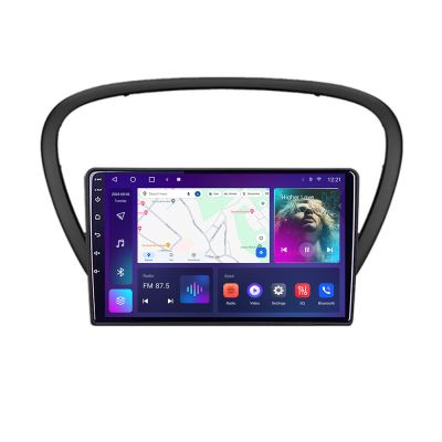 Navigatie Peugeot 607 Android radio gps internet 4+64 carplay android auto Kit-607+EDT-E309v3