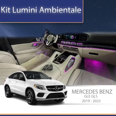 Lumini Ambientale NIGHTVIBE tweeter rotativ Mercedes GLE GLS W167 control pe sistemul original sau telefon