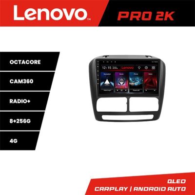 Navigatie Fiat Doblo 2010-2017 si Opel Combo 2010-2017 8 core QLED 2K 8+256 360  Android Waze USB Navigatie Internet Youtube Lenovo