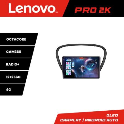 Navigatie Peugeot 607 Android radio gps internet 8 core QLED 2K 12+256 360 Lenovo