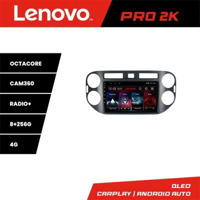 Navigatie VW Tiguan si Golf Plus 2012-2016 Android radio gps internet 8 core QLED 2K 8+256 360 Lenovo