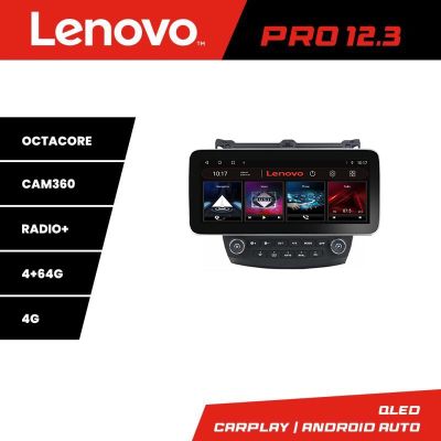 Navigatie Honda Accord 2004-2008 K-accord Lenovo PRO 4+64 12.3 inch qled android 4G DSP gps internet  Q