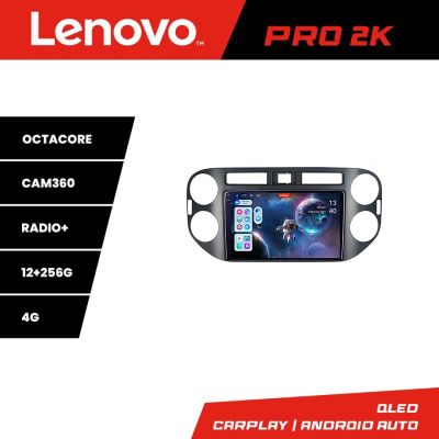 Navigatie VW Tiguan si Golf Plus 2012-2016 Android radio gps internet 8 core QLED 2K 12+256 360 Lenovo