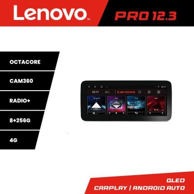 Navigatie Smart 2005-2010 K-smart05 Lenovo PRO 8+256 12.3 inch qled android 4G DSP gps internet
