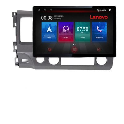 Navigatie Honda Civic Sedan N-044 ecran 13" 2K 8+128 Android Waze USB Navigatie 4G 360 Toslink Youtube Radio KI