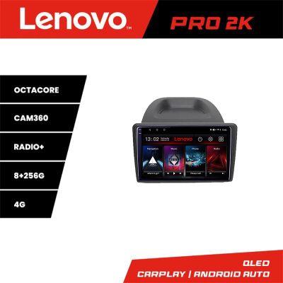 Navigatie Ford Fiesta 2012-2018 Lenovo Kit-256 8 core QLED 2K 8+256 360 Android Waze USB Navigatie Internet Youtube Radio