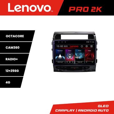 Navigatie Toyota Landcruiser J150 2010-2018 Lenovo 8 core QLED 2K 12+256 360 Android Waze USB Navigatie Internet Youtube Radio