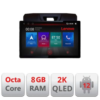 Navigatie Isuzu D-Max N-2234 ecran 13" 2K 8+128 Android Waze USB Navigatie 4G 360 Toslink Youtube Rad