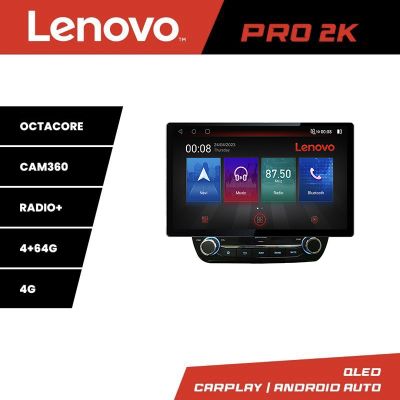 Navigatie dedicata Edonav Ford Fiesta 2020-  Lenovo PRO 4+64 13 inch 2K android 4G DSP gps internet  Kit-fiesta-2020