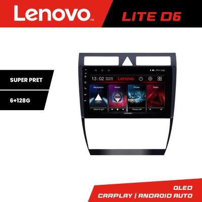 Navigatie Audi A6 Lenovo Kit-102 8 core 6+128 GB Android Waze USB Navigatie Internet Youtube Radio