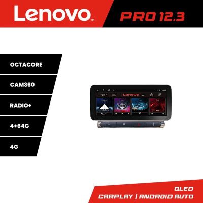Navigatie Citroen C3 2017-2024 ecran color de fabrica Lenovo Qled 12.3 inch Octa Core 4+64 360 DSP ADAS carplay android auto radio internet Kit-+PRO-12.3-4+64