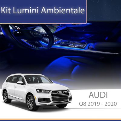 Lumini Ambientale NIGHTVIBE Audi  Q8 2019-2023 set complet control telefon sau sistem original