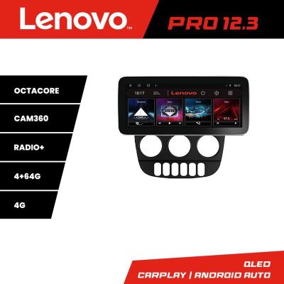 Navigatie Mercedes ML W163 1998-2005 Lenovo PRO 4+64 12.3 inch qled android 4G DSP gps internet  Kit-i20-2012