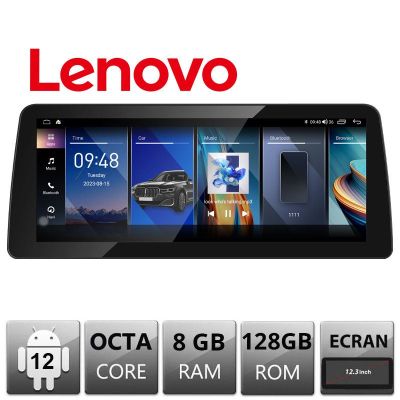 Navigatie BMW Seria 1 F20 masini cu NBT Lenovo Brillante Android ecran 12.3" 8+128 4G BT