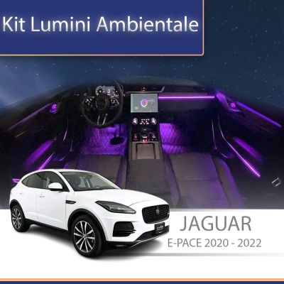 Lumini Ambientale NIGHTVIBE Jaguar E-PACE 2020-2022 set complet control telefon sau sistem original