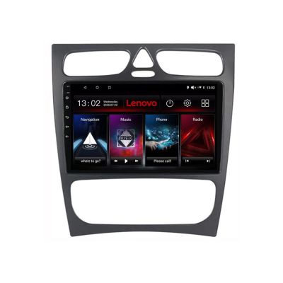 Navigatie Mercedes C W203 2001-2007 Lenovo Kit-clk 4+64 GB Android Waze USB Navigatie Internet Youtube Radio