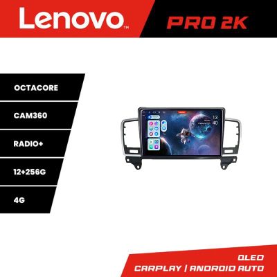 Navigatie Mercedes ML W166 NTG4.5 Lenovo Kit-W166 8 core QLED 2K 12+256 360 Android Waze USB Navigatie Internet Youtube Radio