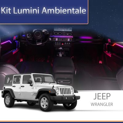 Lumini Ambientale NIGHTVIBE Jeep Wrangler 2020 guri de ventilatie controlabile din telefon AMB-JP-WRANGLER-2020-VENTS