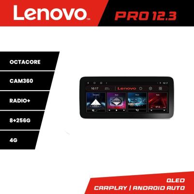 Navigatie Toyota Corolla Lenovo PRO 8+256 12.3 inch qled android 4G DSP gps internet  Kit-063