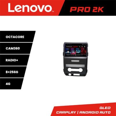 Navigatie Ford F150 2008-2014 Lenovo 8 core QLED 2K 8+256 360 Android Waze USB Navigatie Internet Youtube Radio