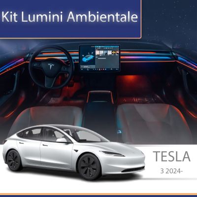 Lumini Ambientale NIGHTVIBE Tesla Model 3 2024 trimuri control telefon