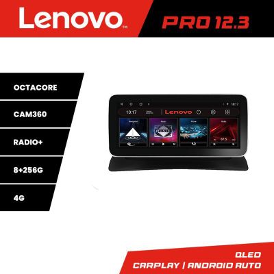 Navigatie Renault Kangoo Lenovo PRO 8+256 12.3 inch qled android 4G DSP gps internet  8Core