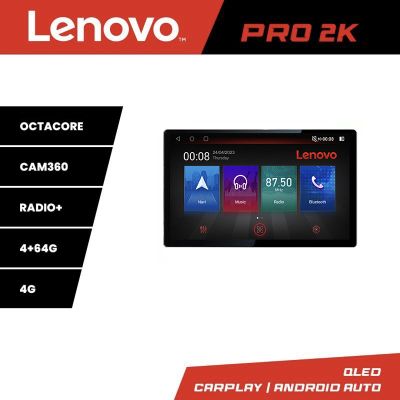 Navigatie Toyota Auris 2013-2017 Lenovo PRO 4+64 2K 13 inch qled android 4G DSP gps internet  Kit-auris15+kit-toyota-universal