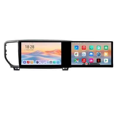 Navigatie Kia Sportage facelift 2019 - Kit-SPORTAGE-19 Edotec 2 ecrane  8 core 4+128 21.6 inch Incell android Wifi 5Ghz gps internet