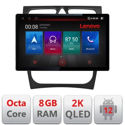 Navigatie Mercedes CLK facelift Ecran 2K QLED 13",Octacore,8Gb RAM,128Gb Hdd,4G,360,DSP,Carplay,Bluetooth