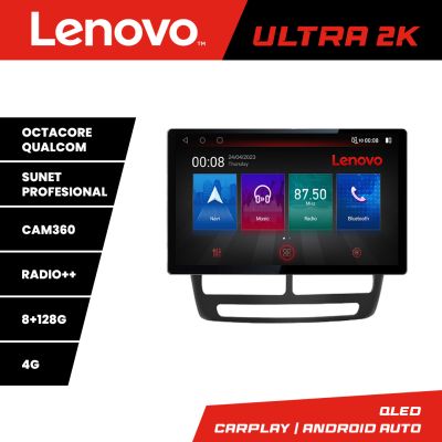 Navigatie Fiat Doblo 2010-2017 si Opel Combo 2010-2017 Lenovo Qualcomm ULTRA 8+128 2K 13 inch qled android 4G DSP gps internet  Kit-DOBLO10 v1