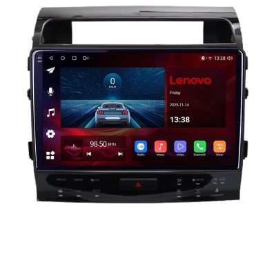 Navigatie Toyota Landcruiser L200 V8 2008-2020, Lenovo Ultra Original, Qualcomm 8-Core, 4G, Camera 360, CarPlay Wireless, 4+64GB, 9"