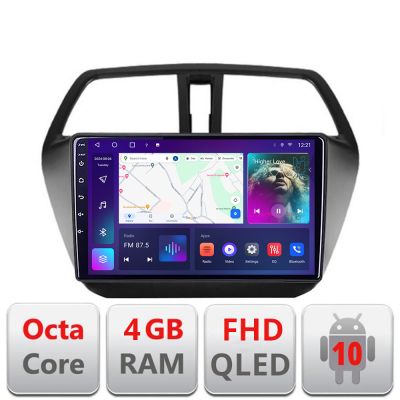 Navigatie Suzuki S-Cross B-337 Android Ecran QLED octa core 4+64 carplay android auto KIT-337+EDT-E309V3