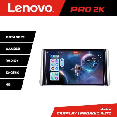 Navigatie Toyota RAV4 2018 8 core QLED 2K 12+256 360 Android Waze USB Navigatie Internet Youtube Radio Lenovo