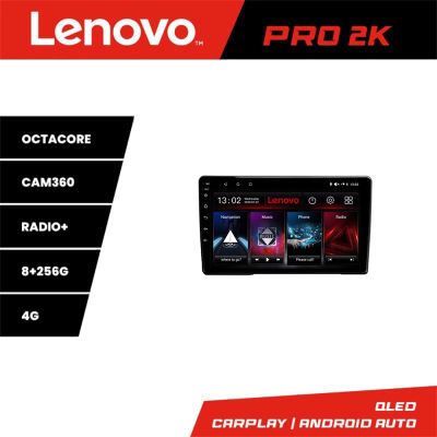 Navigatie Peugeot 308 2013-2017 Lenovo Kit-308 cu Android Radio Bluetooth internet 8 core QLED 2K 8+256 360