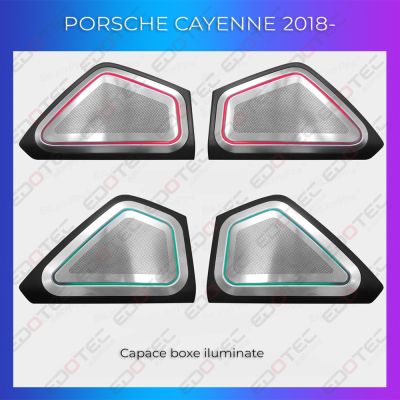 Lumini Ambientale NIGHTVIBE Porsche 2018-  capace iluminate pentru boxe control telefon sau sistem original