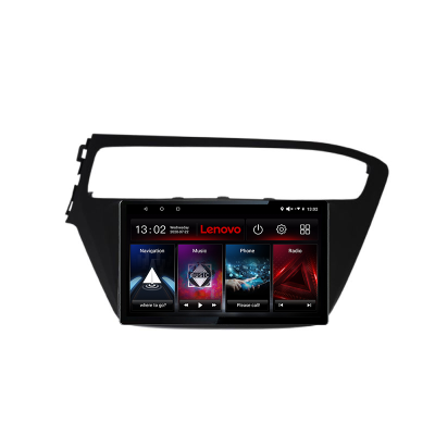 Navigatie Hyundai I20 2014-2019 Lenovo 4+64 GB Android Waze USB Navigatie Internet Youtube Radio
