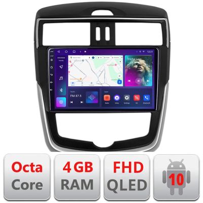 Navigatie Nissan Pulsar 2014-2018 Android radio gps internet 4+64 carplay android auto KIT-pulsar+EDT-E309v3