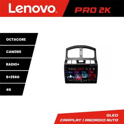Navigatie Hyundai Santa Fe 2000-2006 Android radio gps internet 8 core QLED 2K 8+256 360 Lenovo