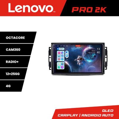 Navigatie Chrysler Jeep Lenovo Kit-202 8 core QLED 2K 12+256 360 Android Waze USB Navigatie Internet Youtube Radio v1