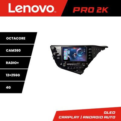 Navigatie Toyota Camry 2017-2021 V2 Android radio gps internet 8 core QLED 2K 12+256 360 Lenovo