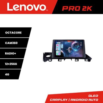 Navigatie Mazda 6 2018- Lenovo Kit-MAZDA6-18 8 core QLED 2K 12+256 360 Android Waze USB Navigatie Internet Youtube Radio